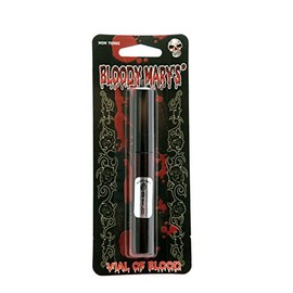 Bloody Mary Deluxe Vial of Fake Blood with Applicator Brush, 1/4-Ounce