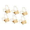 100Pcs Binder Clips Hollow Penguin Shape Sturdy Metal Small Binder