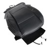 NLQR Front Driver Bottom Seat Cover Replacement Perforated Microfiber Leather