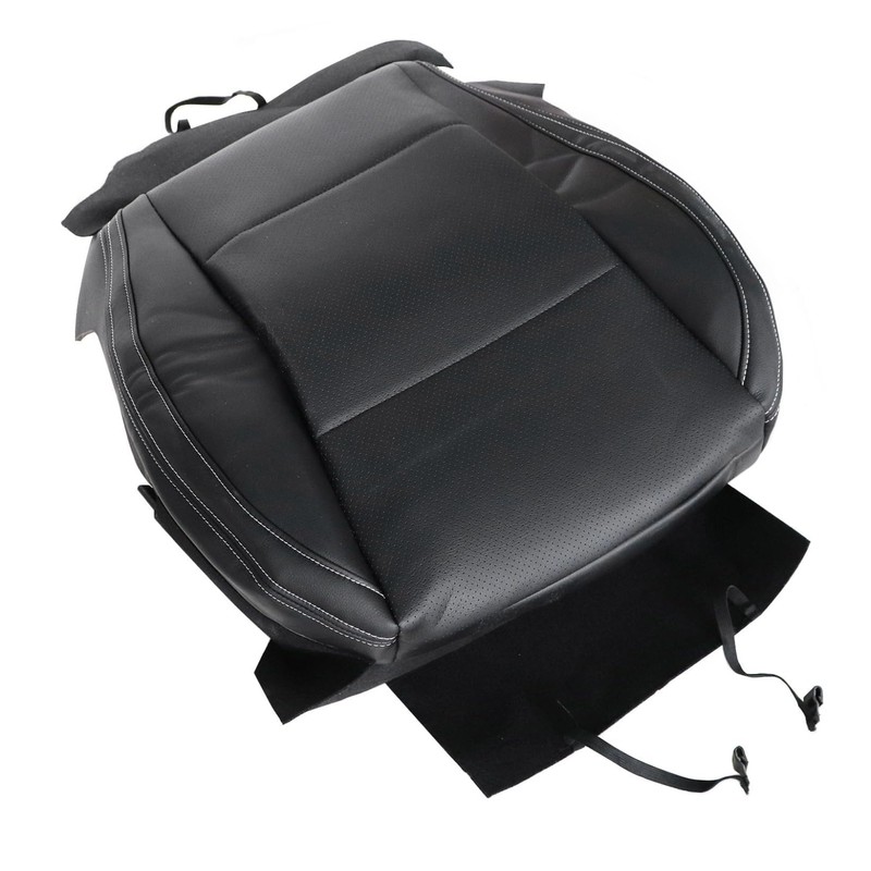 NLQR Front Driver Bottom Seat Cover Replacement Perforated Microfiber Leather