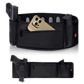 Gun Holsters for Men Women Concealed Carry Belly Band Holster, Comfortable Urban Carry Sticky Holster IWB Gun Belt Fits Glock 19,17,43x Taurus 1911,Ruger, S&W, M&P Most 9mm Pistols and Revolvers
