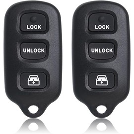 MechanMagic 2PCS Key Fob Remote Replacement Fits for Toyota 4Runner 1999 2000 2001 2002 2003 2004 2005 2006 2007-2009/Sequoia 2001-2007 HYQ12BBX Keyless Entry Remote Control HYQ12BAN/HYQ1512Y
