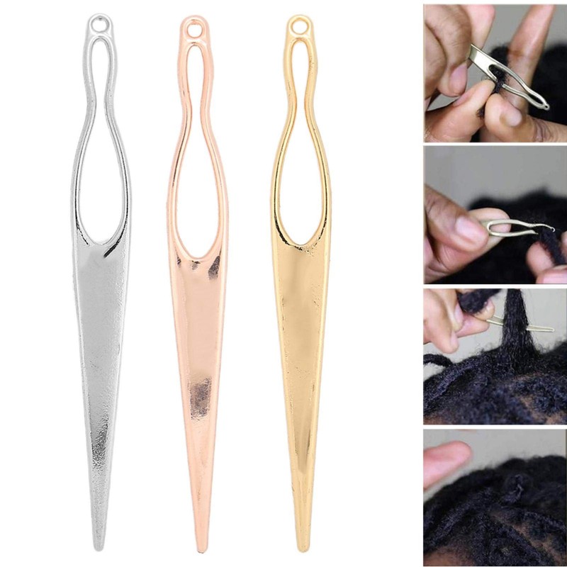 3 Pieces Dreadlocks Crochet Hook Dreadlock Needle Tool Hair Braiding