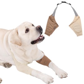 Dog Recovery Sleeves - Dog Elbow Protector for Medium and Large Dogs,Cone Collar Alternative to Stop Licking Wounds，Dog Front Leg Knuckle Protector Knee Pads (Pack of 2)