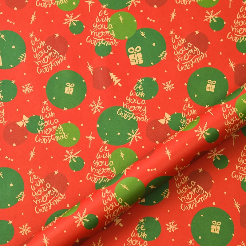 6-Sheet Christmas Wrapping Paper Set for Holiday Gifts – 70