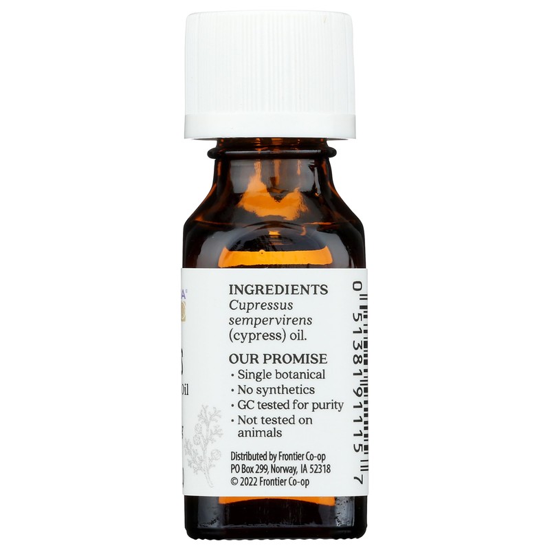 Aura Cacia Essential Oil Cypress - 0.5 Oz