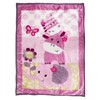 Fleece Plush Soft Throw Blanket - Lightweight Crib Blanket for