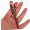 Mikinona Elegant Vintage Hair Stick Retro French Hair Pin Flower