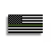 Real Sticky 6 Mini Green Line USA Flag Military Sticker