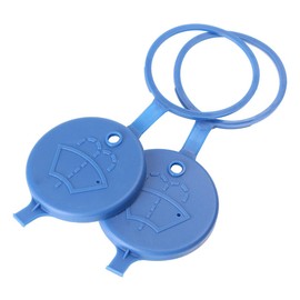 JNNJ Pack of 2 Bottle Cap for Windscreen Washer, Car Windscreen Wash Bottle Cap, Car Wash Bottle Cap, for 307 206 408 308 207 Blue