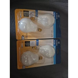 Westinghouse 60w FAN candelabra E12  Soft White 550 Lumens 4-BULBS
