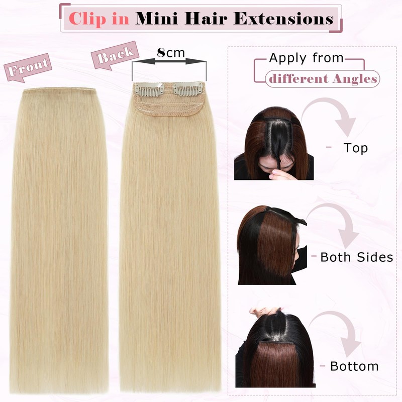 Rich Choices Clip in Short Hair Extensions 100% Real Remy