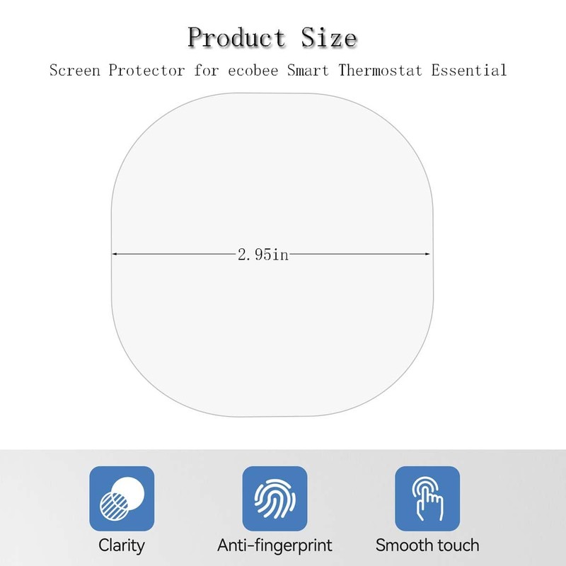2-Pack Screen Protector for ecobee Smart Thermostat Essential – HD