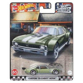 Hot Wheels Collector, 69 Wide Body Nova, Vehículo de Juguete para niños de 3 años en adelante