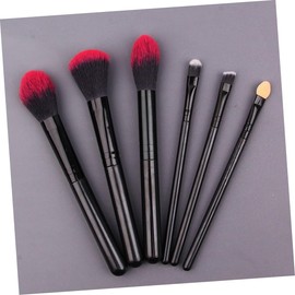 Healeved 6pcs Makeup Brush for Loose Powder Foundation Eye Shadow and Blusher Essential Cosmetics Tools for Makeup Enthusiasts and Professionals