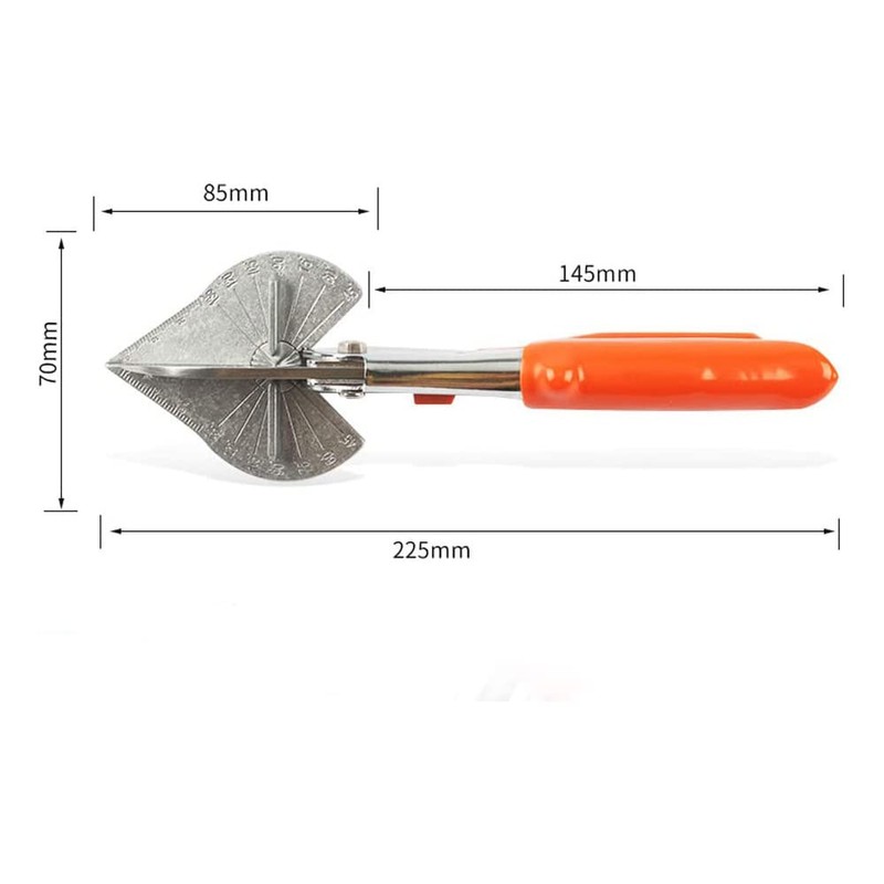 ZONADAH Gasket Shear Mitre Shear 45 to 135 Degree Multi-Adjustable