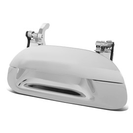 Auto Dynasty [Non Keyhole Model] Rear Tailgate Handle Compatible with Ford Lobo F150 F250 F350 F450 F550 1997-2003, Chrome