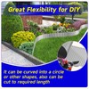 Corrugated Garden Edging,8"×20Ft Galvanized Steel Landscape Edging & Lawn Edging