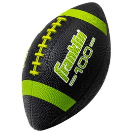 Franklin Grip-Rite -, Sports 100 Rubber Junior Balón De Fútbol Lima Unisex Adolescente, Negro/óptico, Unitalla