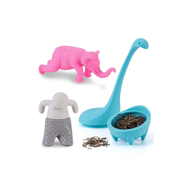 Infusores de Té, Filtros de Silicona, Té con Figura de