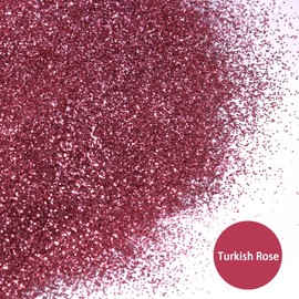 Ceya Ultra Fine Glitter Paint Additive, 3.5oz/ 100g Turkish Rosee Glitter Wall Paint 1/128” 0.008” 0.2mm for Emulsion Wall, Ceiling, Furniture, Interior Decor, Acrylic, Varnish, Satin, Flat