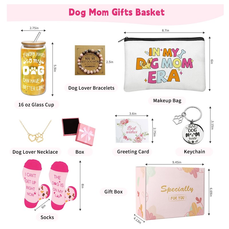 Emzrivo Dog Mom Gifts for Women - Best Dog Lovers