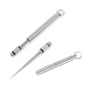 JOEBO Set of 2 Toothpick Holder Camping Alloy Titanium Toothpick