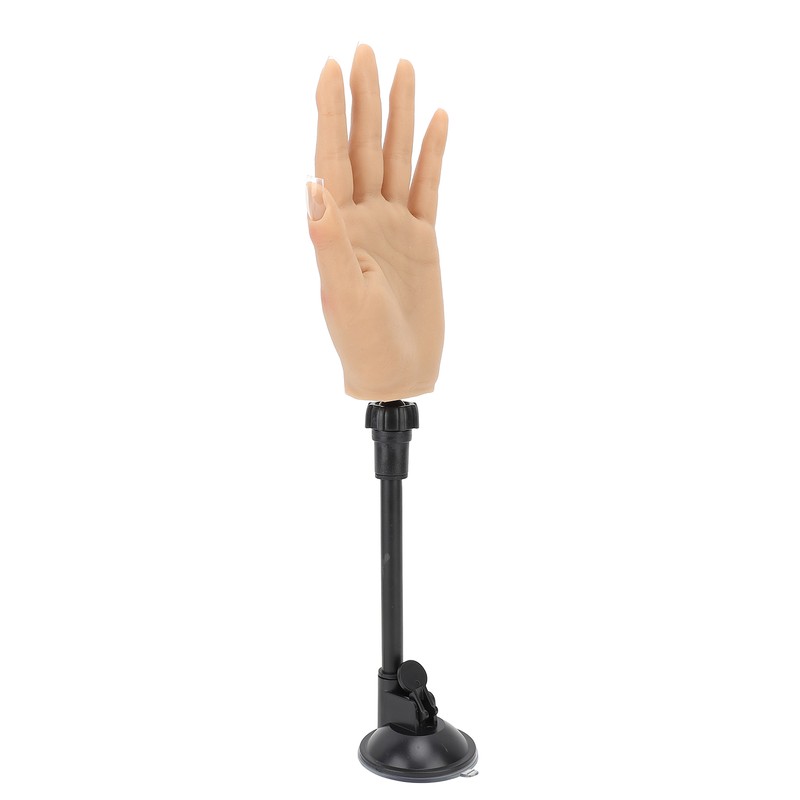 Nail Training Practice Hand Professional Bendable Silicone Female Mannequin Hand