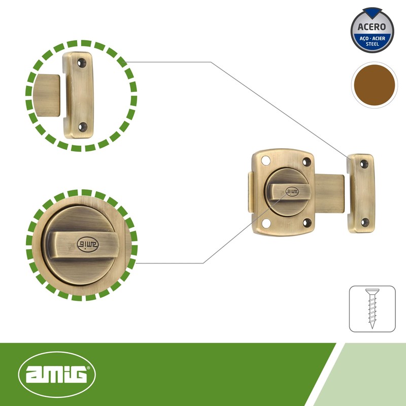 Amig - Zamak Door Bolt | Bolt Mod. 388 |