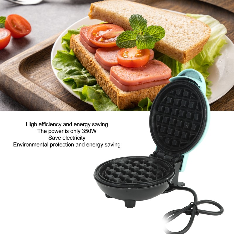 Mini Electric Round Griddle 350W 3 In 1 ABS Mini
