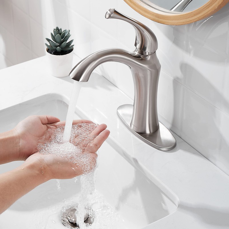RODDEX Single Handle Bathroom Sink Faucet, 1 or 3 Hole