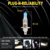 iSincer H1 55W Halogen Xenon Headlight Replacement 4PCS Light Bulb
