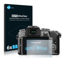 Savvies 6 Pack Screen Protector compatible with Panasonic Lumix DMC-G7 Protection Film Clear