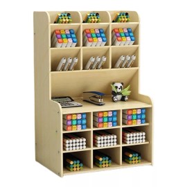 Yooshi Organizador De Papeleria Escritorio Plumones Oficina Plumas