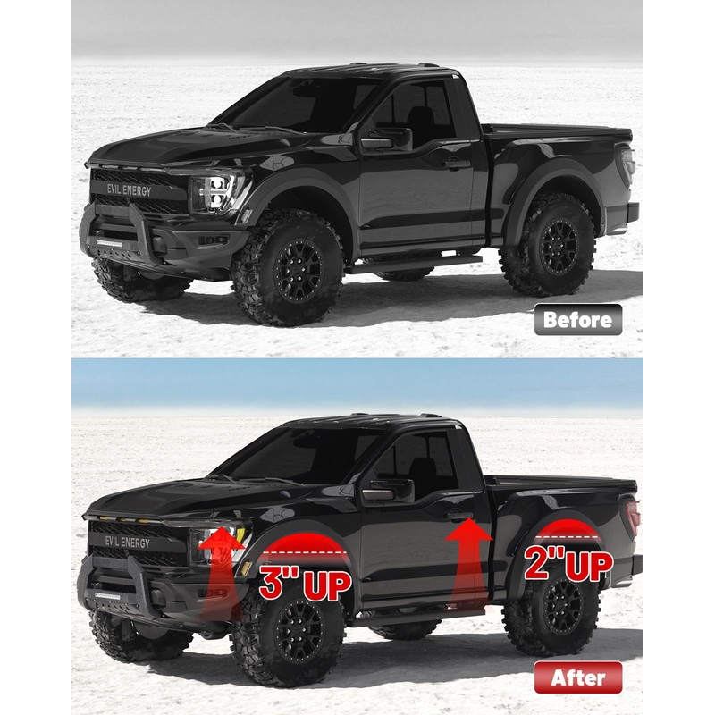 EVIL ENERGY 3" Front and 2" Rear Leveling Lift Kit