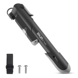 Zosenyer Fahrradpumpe, Tragbare Luftpumpe mit Manometer für alle Fahrradreifen Ventile, 6 Stück enthalten Rahmenhalterung, Schrauben und Bindung, Einfaches Und Schnelles Aufpumpen Von Fahrrad Zubehör