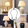 OSALADI Lamp Shade Harps Holder, 8 inch Horn Frame Lampshade