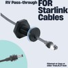 Lephchiryn RV Cable Passthrough for Starlink mini, RV Cable Grommet