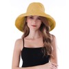 AIDIER Women's 2-in-1 Extra Wide Brim Summer Hat Foldable Floppy