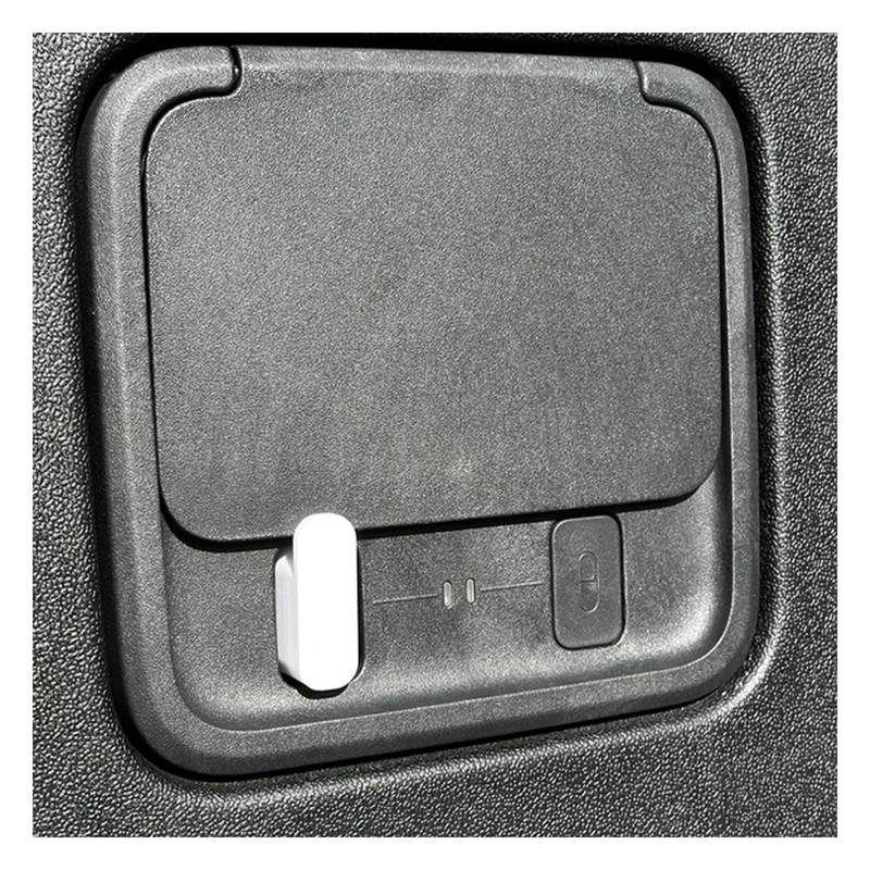 Compressor Door Gear Guard Lock for The Rivian R1T (White)