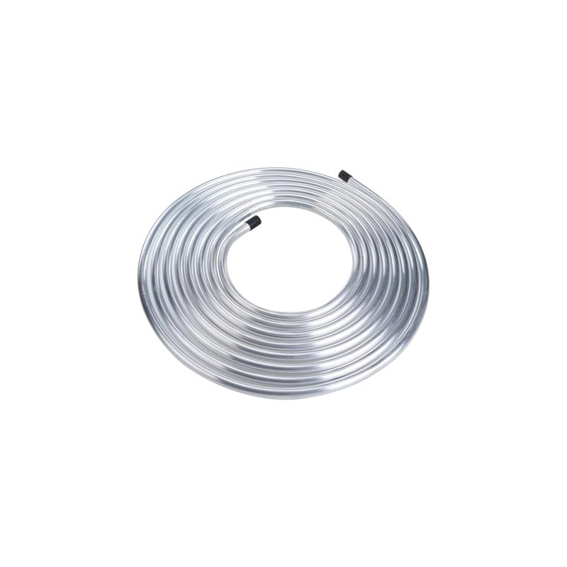 AC PERFORMANCE 3/8" Aluminum Fuel Line Hard Tube Coil, 11.5