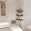 Trwcrt Corner Shelf Wall Mounted Set of 3, Floating Wall