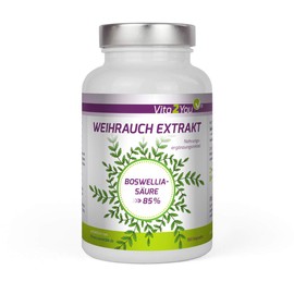 Vita2You Frankincense Extract 600 mg - 180 Capsules - 85% Boswellic Acid - Indian Soft Smoke Extract - High Dose - Premium Quality