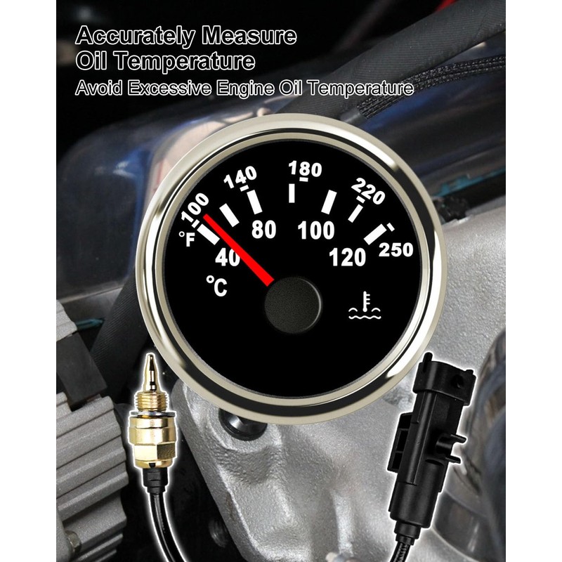 ULZOZN Engine Oil Temperature Sensor Fit for Dodge Dart Jeep