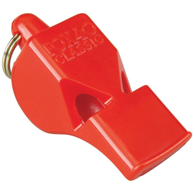 Fox 40 Classic Pealess Whistle with Lanyard - Orange