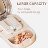 DUBSTAR Pill Cutter Splitter for Cutting Multiple Pills, 1/2 1/4