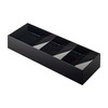 Yamazaki 5414 3D Diagonal Cutlery Case, Black, Approx. W 13.8