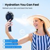 KIBEE Portable Misting Fan - 4000mAh Rechargeable, 50ml Water Tank,