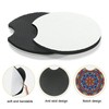 Punhung 20Pcs Sublimation Blanks Products Cup Coasters for Thermal Sublimation