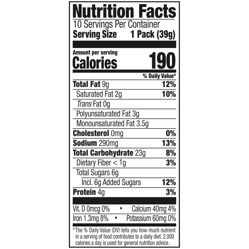 Lance Sandwich Crackers, Captain's Wafers Peanut Butter and Honey, 10